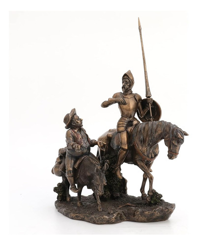 Unicorn Studios Don Quxote & Sancho Panza, Cold Cast Bronze