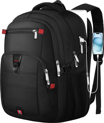 Mochila De Viaje Para Hombres, Mochila Extra Grande De 50 L,