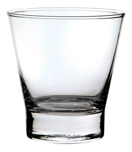 Imagen 1 de 6 de Vaso Ilhabela Whisky Nadir 350 Ml Conico Trago Jugo X12 Uni