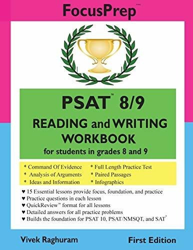 Book : Psat 8/9 Reading And Writing Workbook For Students I