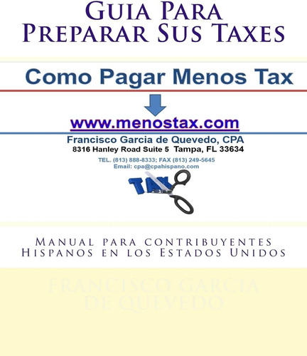 Libro: Guia Para Preparar Sus Taxes: Manual Para Contribuyen