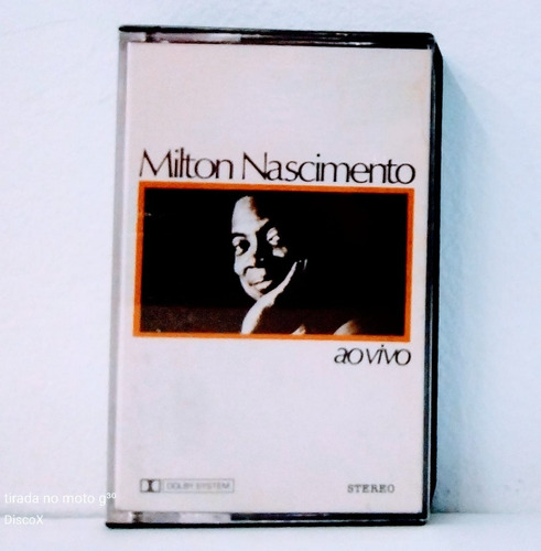 Milton Nascimento Ao Vivo - Fita Cassete Original K7