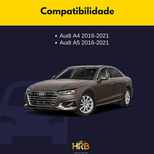 Par Braço Dianteiro Curvo Inferior Audi A4 - 2016 A 2021