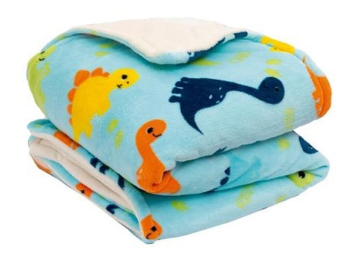 Cobertor Cunero Alaska Bebé Pachoncito Dinos Chiqui Mundo