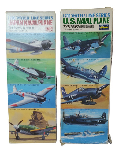 Hasegawa Combo Aviones 1/700 Japan &u.s Naval Supertoys 