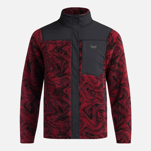 Chaqueta Teen Boy Glaciar Sherpa-pro Print Burdeo Lippi