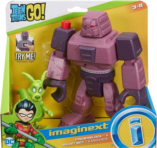 Fisher-price Imaginext Teen Titans Go! Chico Bestia Kangar