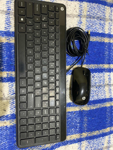 Teclado Y Mouse Hp Originales Modelo Kbah21 Y Momkuo