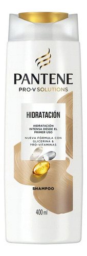 Shampoo Pantene Hidratación Pro-v Solutions 400 Ml