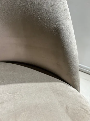 Silla Comedor Thea Tapizada Pana Nórdica Pack 4