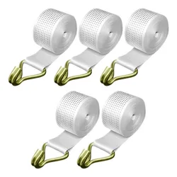 Comprar Kit Com 5 Cintas De Amarração 10 Toneladas 9 Metros Gancho J no Mercado Livre
