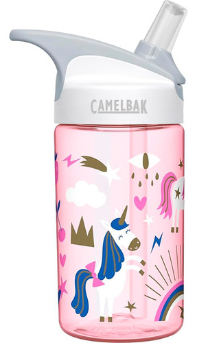 Botella De Agua Camelbak Eddy Kids Con Popote Anti Derrames