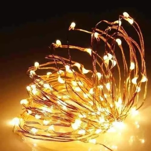 Guirnaldas Micro Led Cobre Hadas 2 Mts 20 A Pilas Incluidas