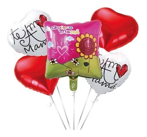 Dada® Paquete Set Globos 5un Decoración Dia De La Madre 1pcs