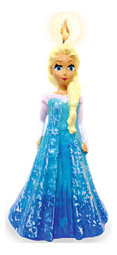 Vela Pastel Frozen Elsa Artículo Fiesta Decoración Pky0m01