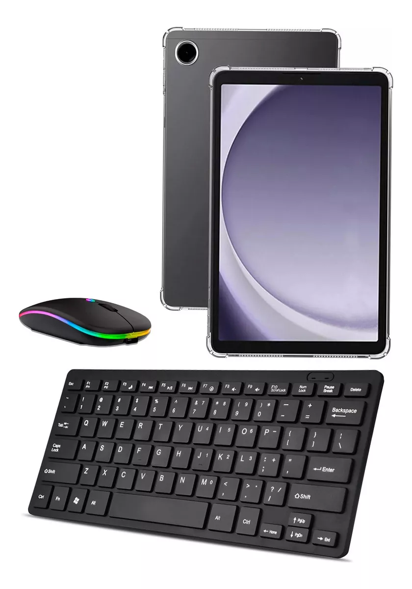 Terceira imagem para pesquisa de capa tablet samsung a9 teclado