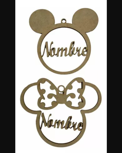 Esferas Navideñas De Mickey Mouse Y Minnie Mouse