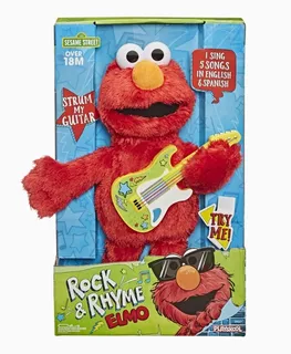 Peluche Parlante Y Musical De Elmo Sesamo Street Rock Rhyme
