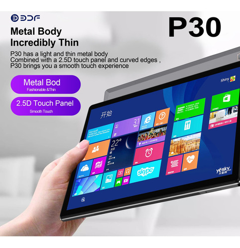 Tablet P30 Bdf Com + 11 4 Gb 64 Gb Android Blue B Ram