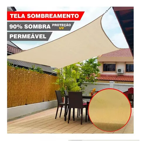 Malla Sombra Para Jardin Lone Toldo, 3 X 4 M, 90% Uv Block