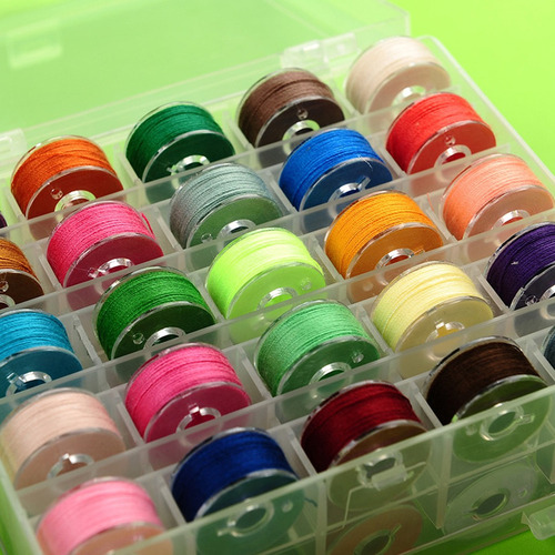 Fa Mini Carretes De Hilo De Coser De 50 Colores Y Bobinas
