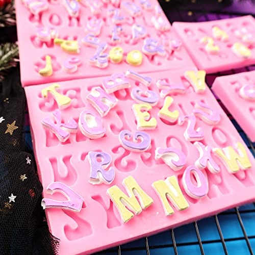 Moldes De Letras Y Moldes De Números, Molde De Silicona Para