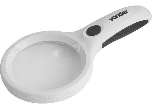 Lupa Manual Com Led - Vonder - A Pilha Zoom 8x 