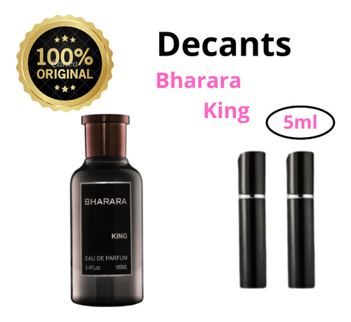 Muestra De Perfume O Decant Bharara King Unisex Original 