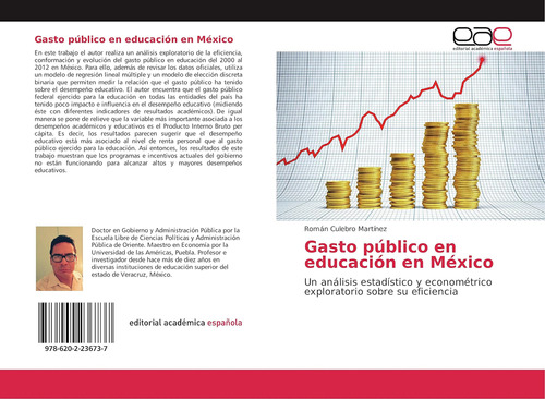 Libro: Gasto Público En Educación En México: Un Análisis Est