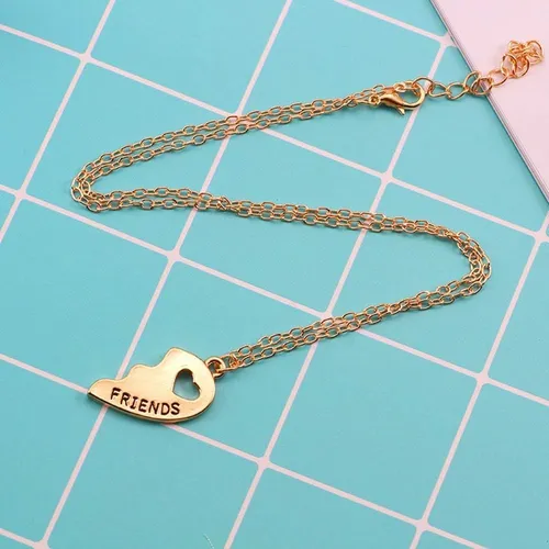Collar Sivite Best Friends, 2 Piezas, Collar Con Colgante De