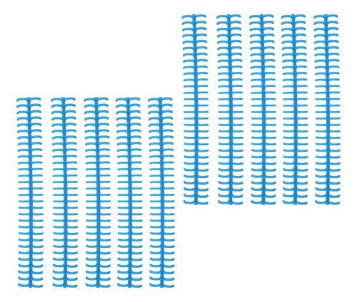 10 Unidades De Espinas Para Encuadernar, Espirales, Peines,