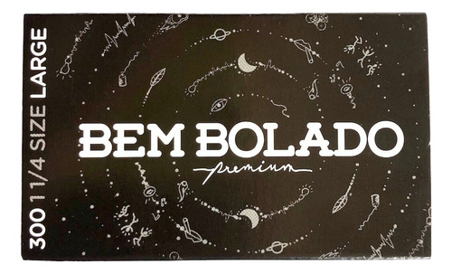 Seda Bem Bolado Premium Mini Size 1 1/4 Large 300 Folhas