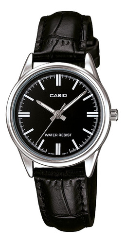 Reloj Casio Ltp-v005l-1a Acero Mujer Plateado