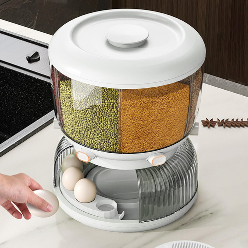 Contenedor Para Almacenar Arroz Y Granos, Dispensador De