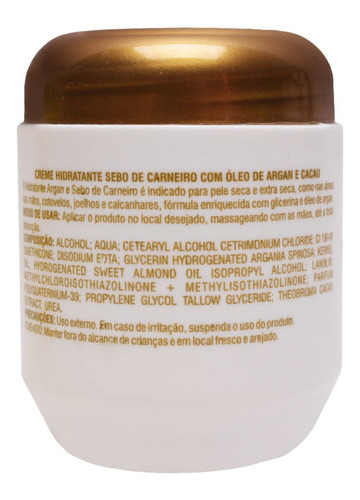 Imagem 3 de 3 de Gel Hidratante Mãos E Pés Argan E Sebo Carneiro 240g Apinil