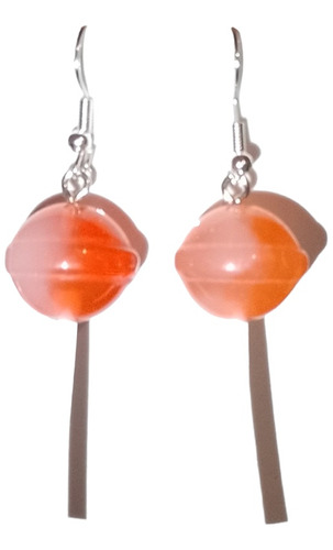 Aretes Kawaii En Forma De Paletas De Caramelo 