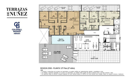 Imagen 11 de 20 de Venta Departamento 3 Ambientes Pozo Inversion 2 Baños Balcón Cochera Pileta Gimnasio Parrilla Nuñez