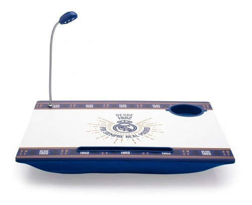 Bandeja Notebook Com Luminária Led - Original Real Madrid