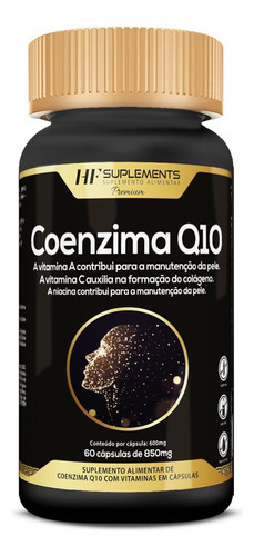Kit 30 Coenzima Q10 Vitamin Complex 850 Mg 60 Caps Hf