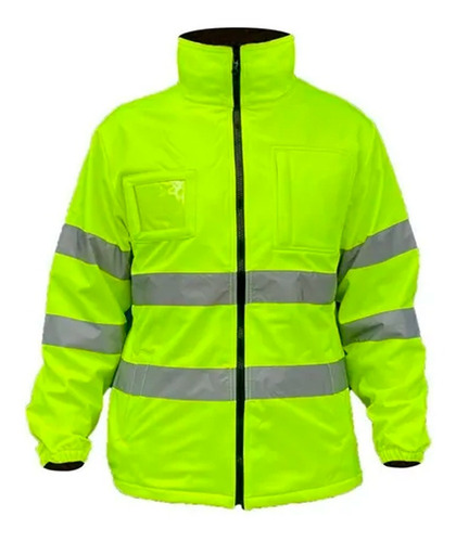 Campera Neopreno Con Reflectivo Amarillo - Mundo Trabajo