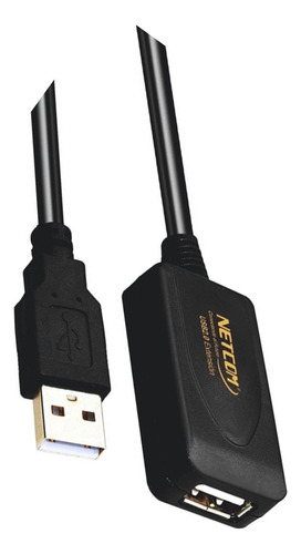 Cable Extensor Usb 2.0 Netcom De 5 Metros