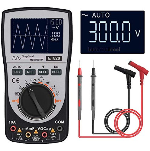 Multmetro De Osciloscopio, Medidor De Alcance Digital Inteli