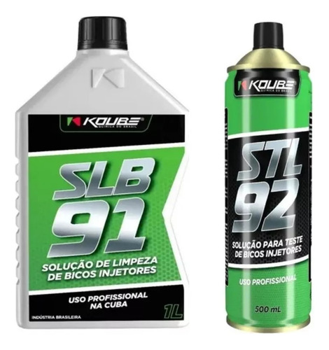 Stl92 Solução Teste Bicos Injetores Máquina + Slb91 Limpeza