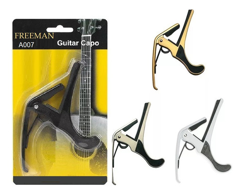 Capotraste Importado Capo Freeman Guitarra Acustica Electric