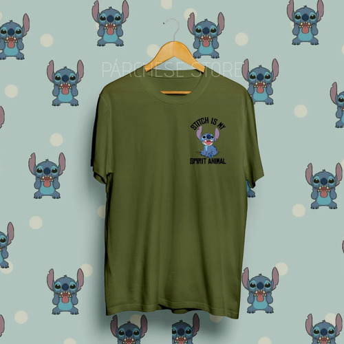 Camiseta Stitch Spirit Animal Hombre
