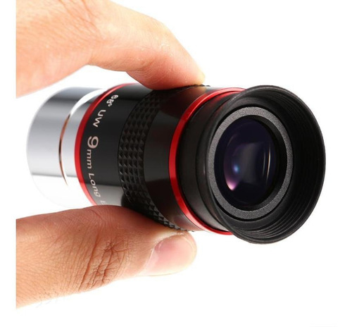 Imagen 2 de 10 de Ocular Lente Super Plossl Para Telescopio 68° Uw 9mm 1,25