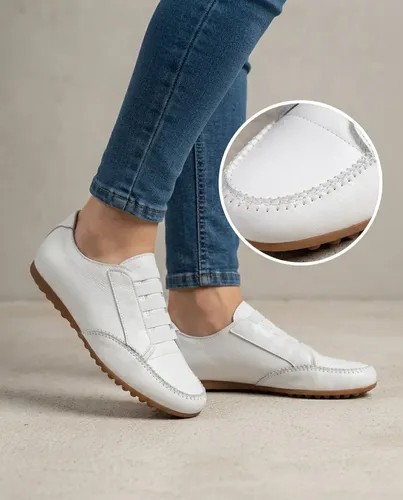 Tênis Feminino Mocatênis Couro Legítimo - Número 33 Até 42