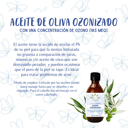 Aceite Ozonizado Elimina Manchas, Acné, Regenera 250ml Todo Tipo De Piel Noche
