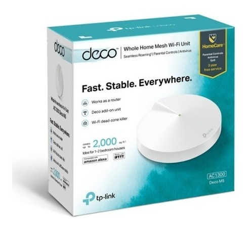 Router Mesh Deco M5 Wifi Ac1300 Dual Band 1 Pack