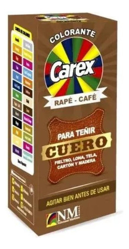 Tinte Colorante Para Cuero Café